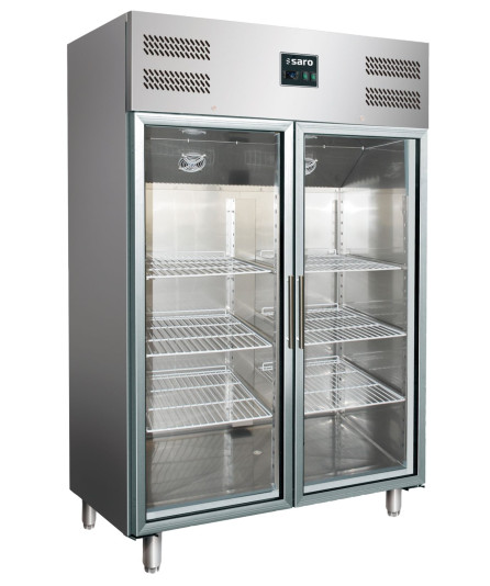 Glass Door Commercial Refrigerator 2/1 GN 1200 TNG by Saro 323-3104